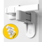 Home Secure™ Door Lever Locks. Self Adhesive Door Safety Locks (2 Pack)