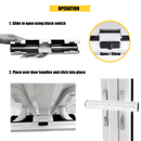 Home Secure™ Patio Door Security Lock For French Double Doors