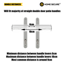 Home Secure™ Patio Door Security Lock For French Double Doors